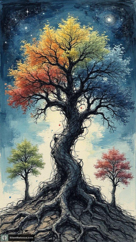 trees embody cosmic symbolism