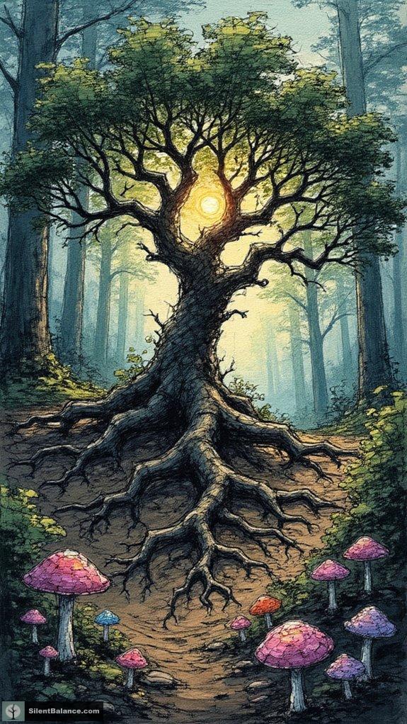 trees hidden communication network