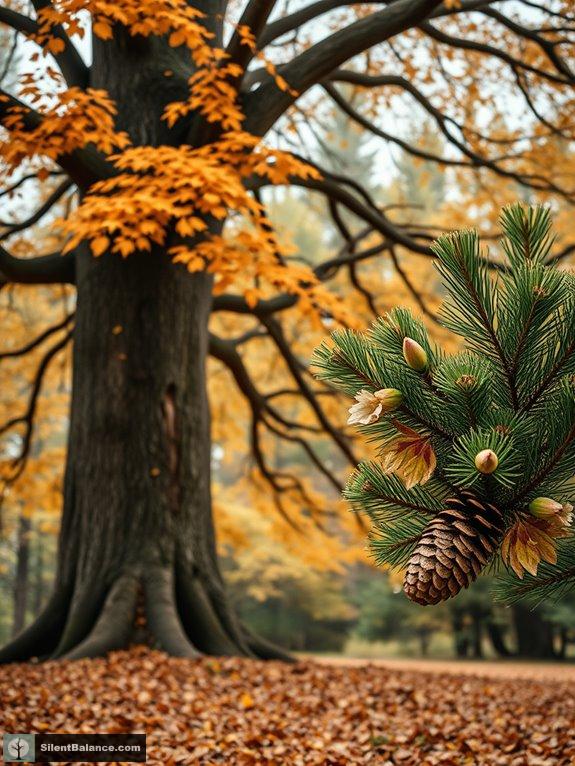 trees seasonal transformation dance