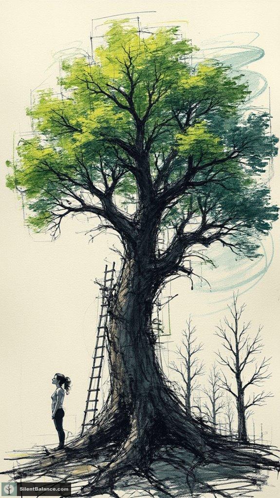 trees symbolize emotional healing