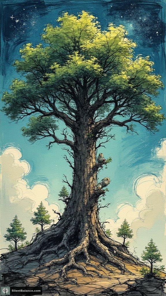 trees symbolize growth and connection