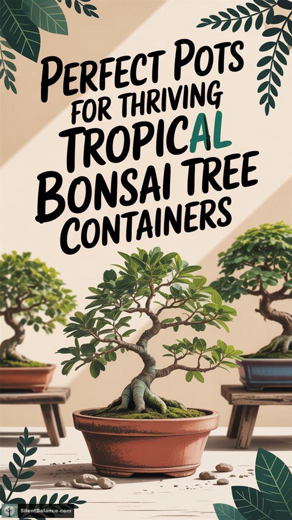 tropical bonsai tree containers