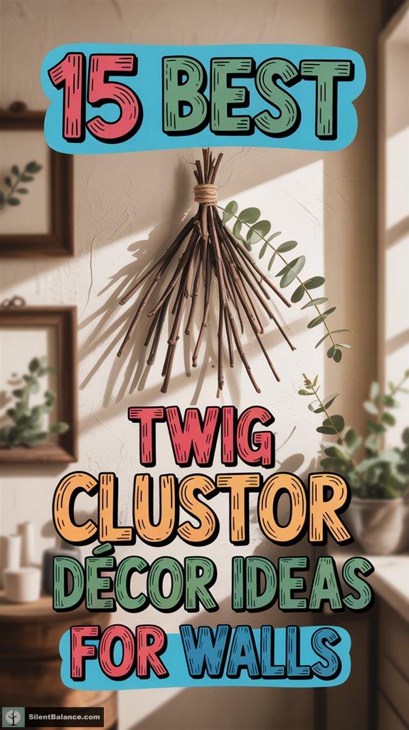twig cluster wall decor