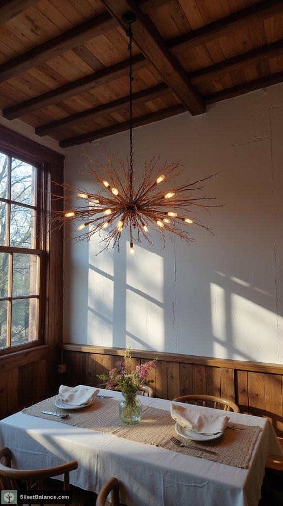 twig fixtures enhancing ambiance