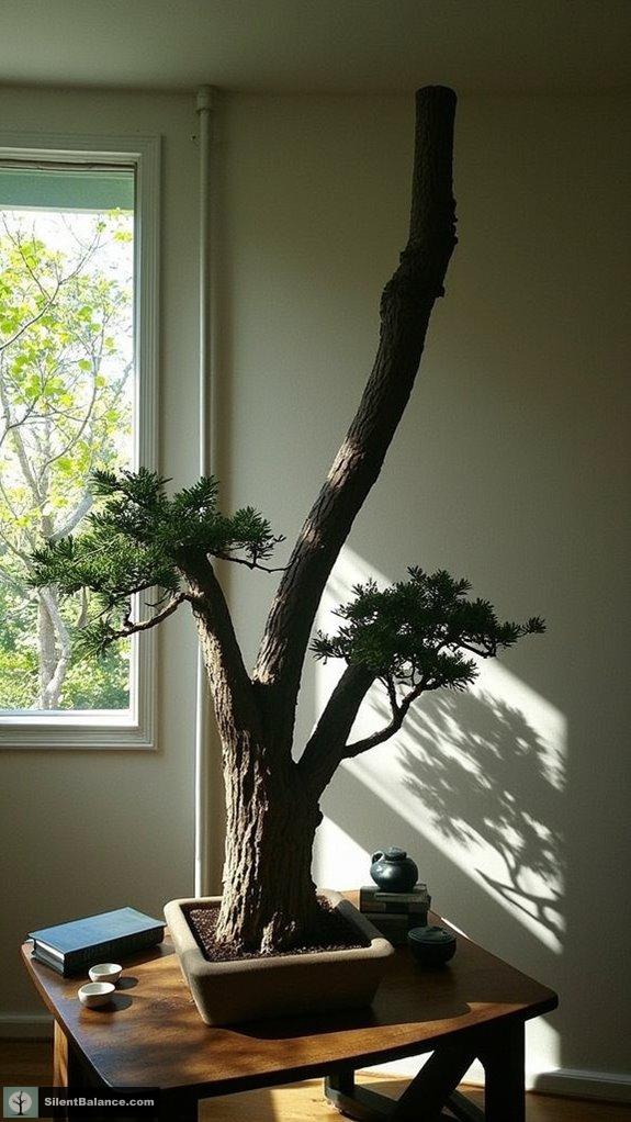 twin trunks balanced beauty