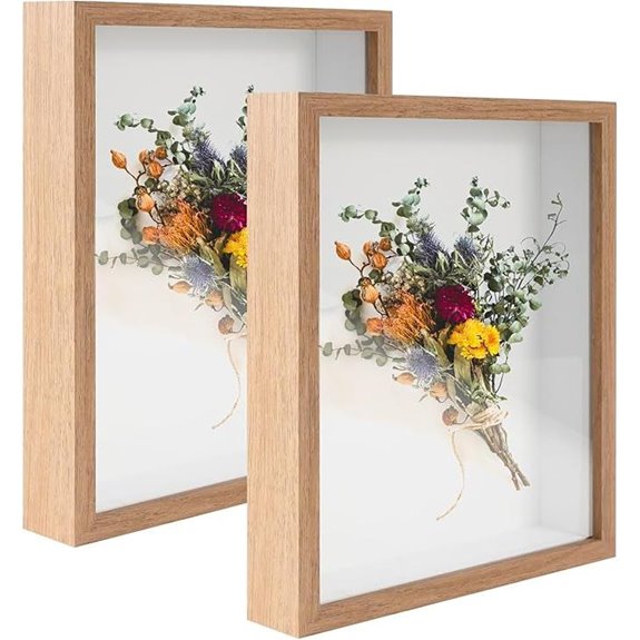 2 Pack 11x14 Wood Shadow Box Frames