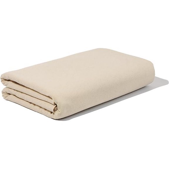 Organic Cotton Muslin Fabric 2 Yards Unbleached