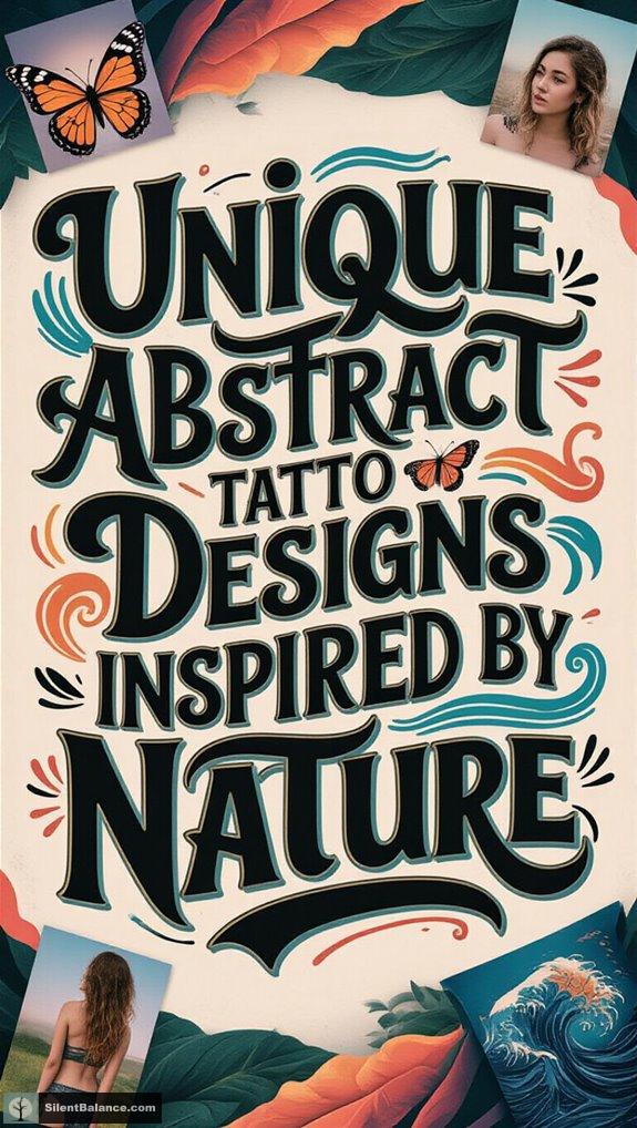 unique abstract nature tattoos