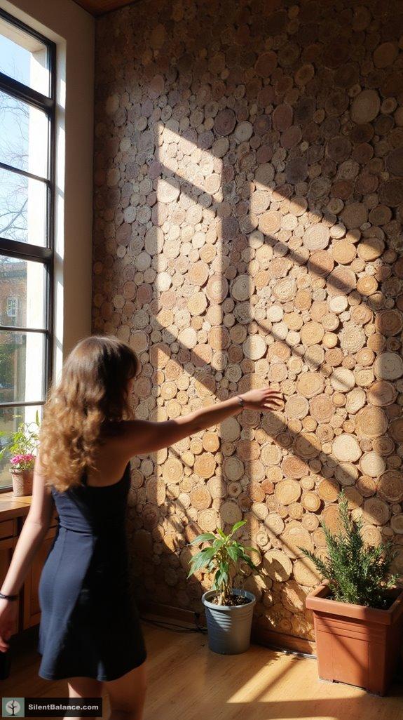 unique interlocking wood decor