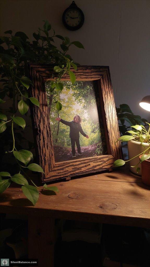 unique nature inspired photo frame