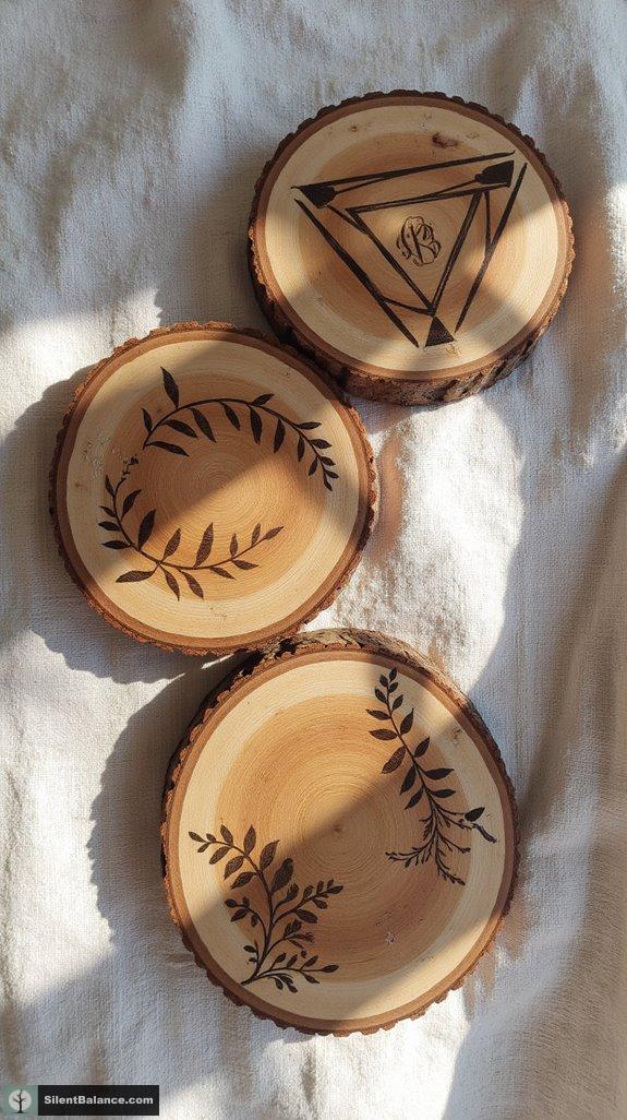 unique wood slice designs