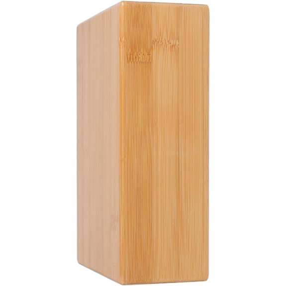 Vanzack Bamboo Yoga Block for Home Fitness and Meditation