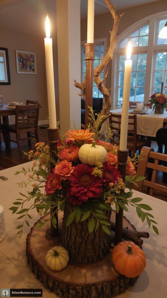 varying heights for centerpieces
