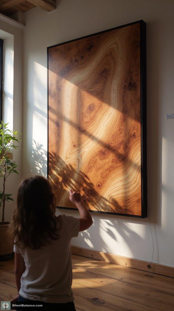 vibrant eco friendly wood decor