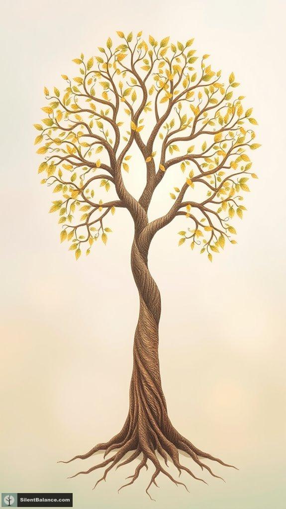 vibrant life tree artwork