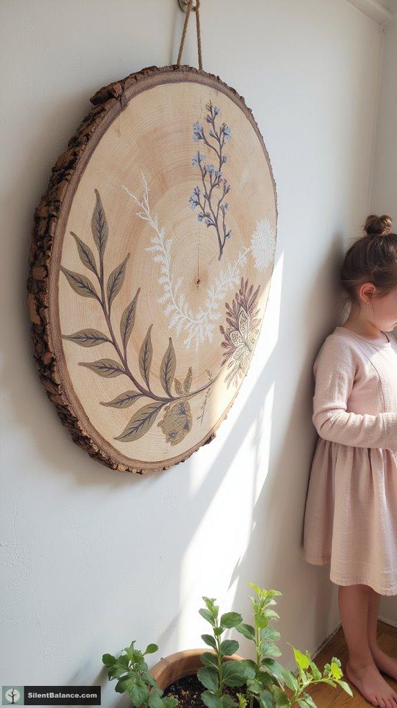 vibrant painted wood designs