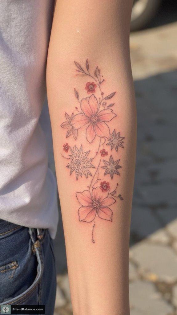 vibrant seasonal tattoo motifs