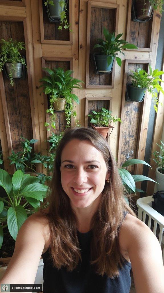 vibrant wall mounted planters