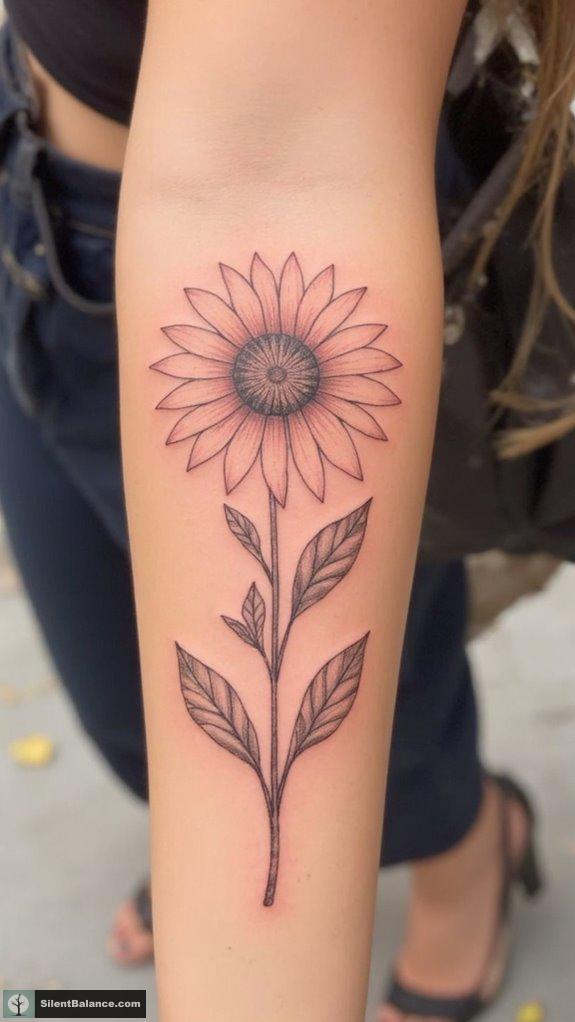 vibrant wildflower tattoo inspiration