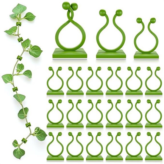 Plant Wall Clips Set for Vines and Cords (110 pcs)