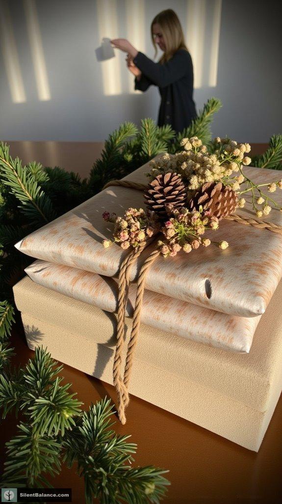 vintage birch bark wrapping