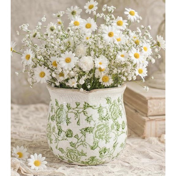 DreamLoom Vintage Ceramic Indoor Plant Planter