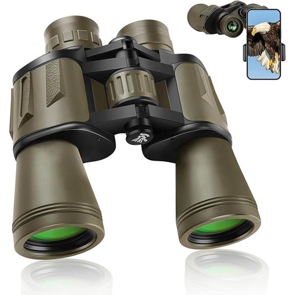 20x50 Waterproof Binoculars for Bird Watching & Travel