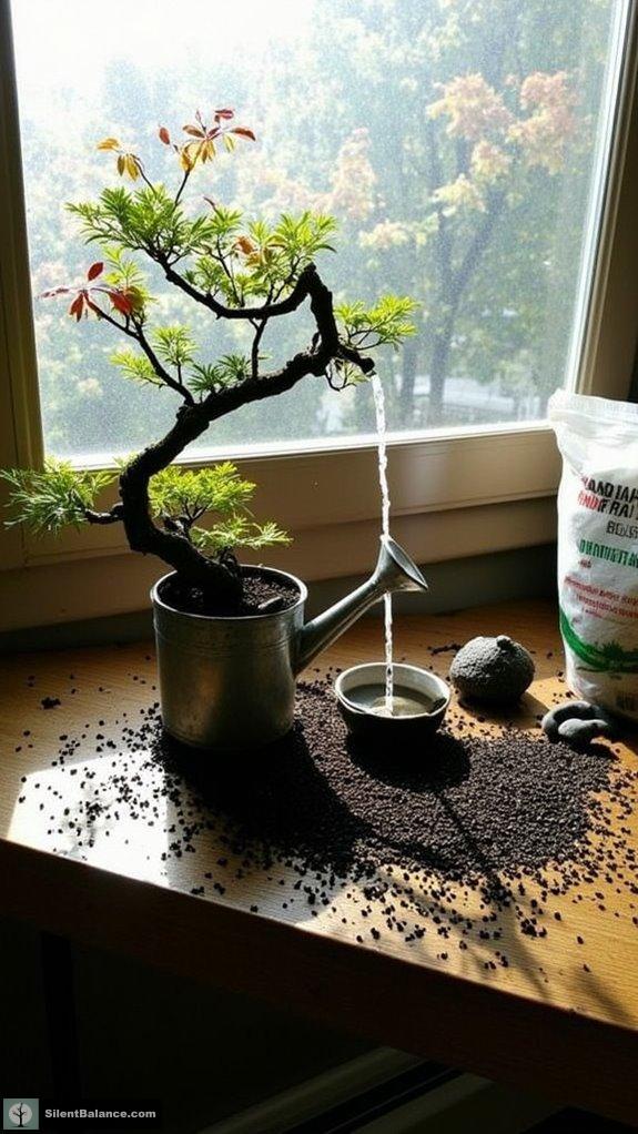 well draining bonsai soil mix