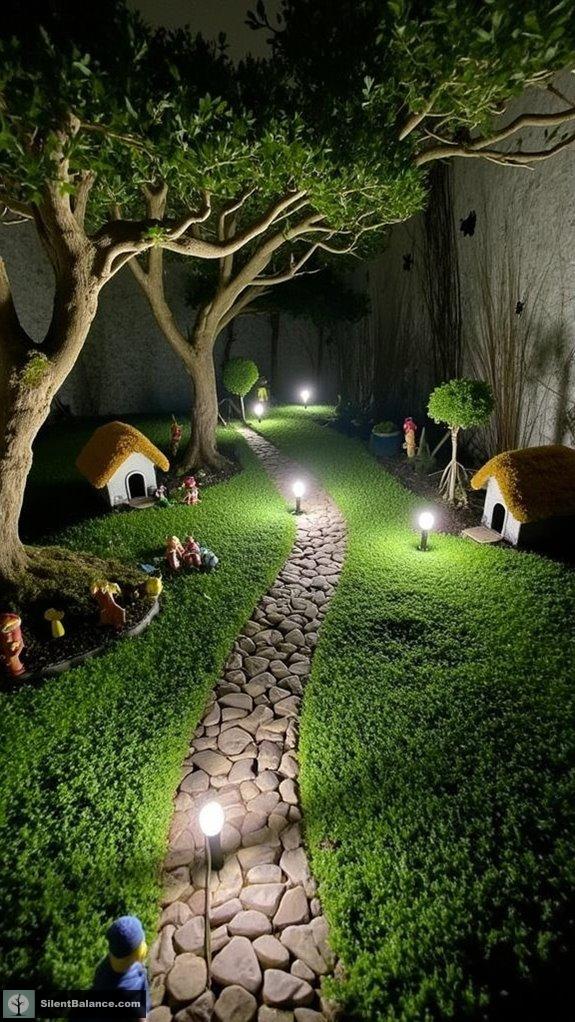 whimsical garden storytelling details