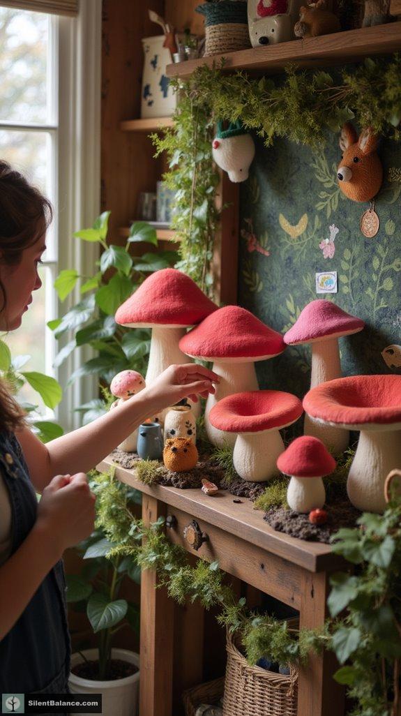 whimsical mushroom decor charm