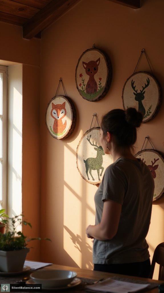 whimsical woodland animal decor