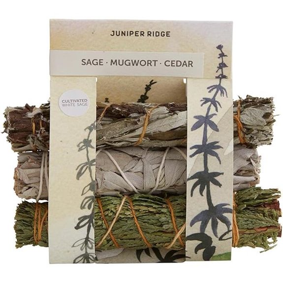 Juniper Ridge Incense Bundle (White Sage Mugwort Cedar)