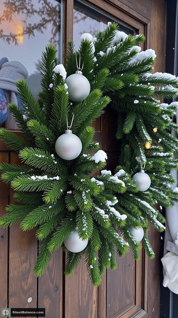 winter charm with cedar