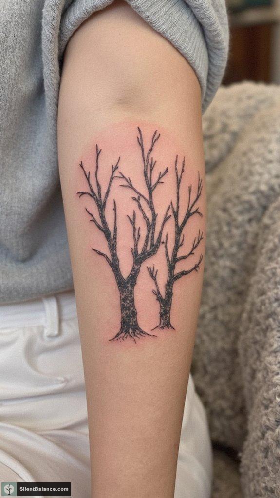 winter frost dormancy tattoos