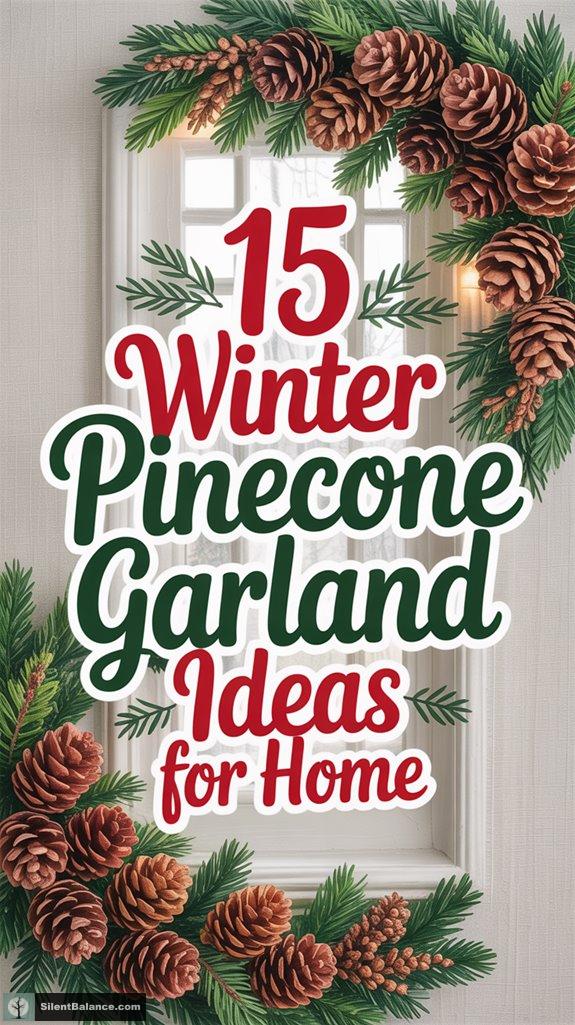 winter pinecone decoration ideas