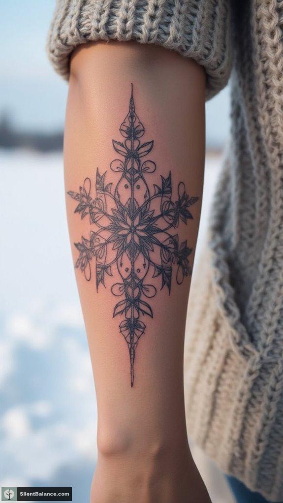 winter tattoos symbolize resilience