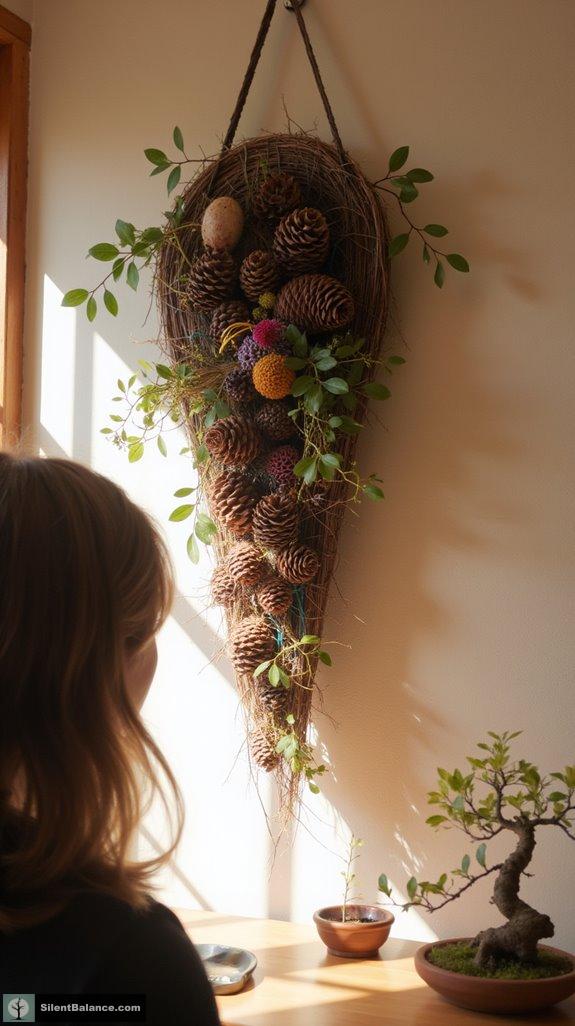 wire enhances wall hanging stability