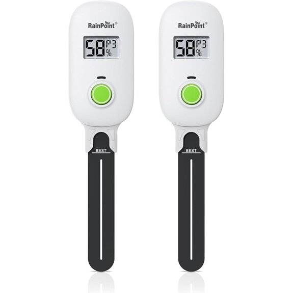 RAINPOINT Wireless Digital Soil Moisture Meter (Two-Pack)