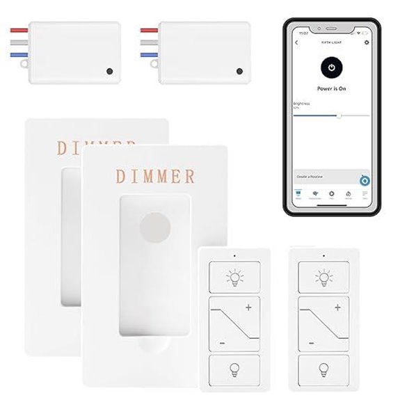 Humpptom Wireless Dimmer Switch with Alexa Compatibility