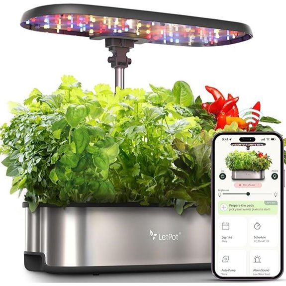 LETPOT Hydroponic Herb Garden Kit with WiFi 12 Pods