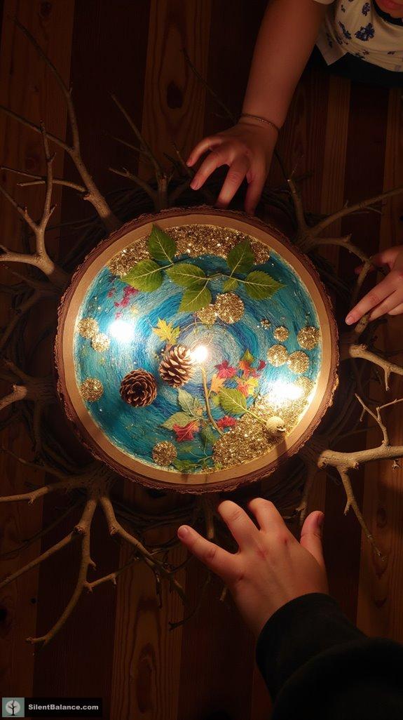 wood and resin crafts