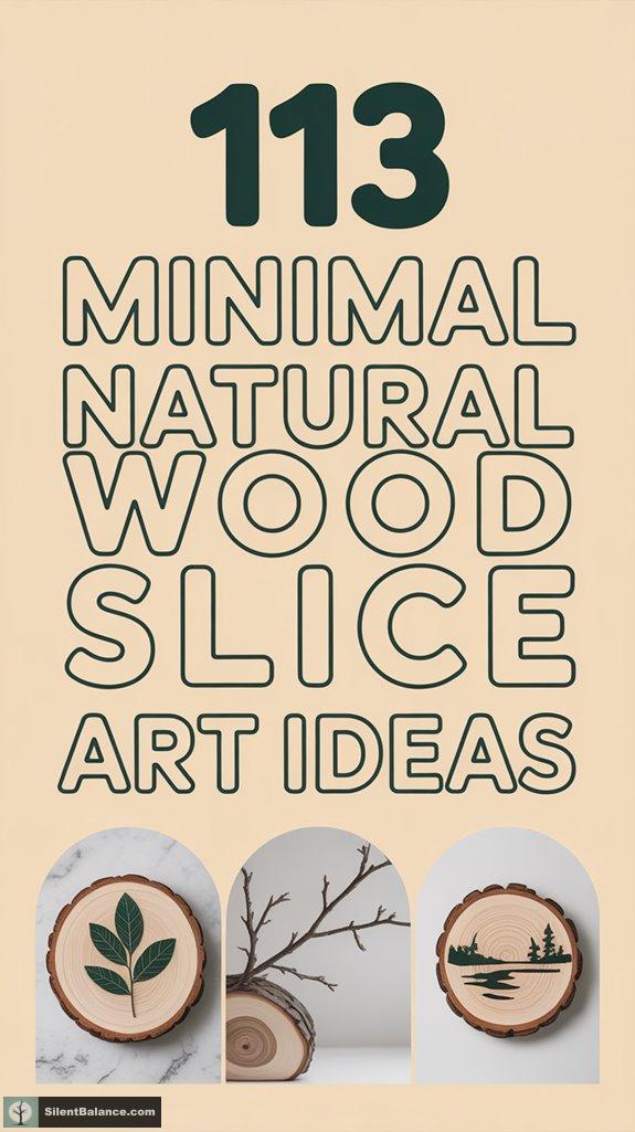 wood slice art inspiration