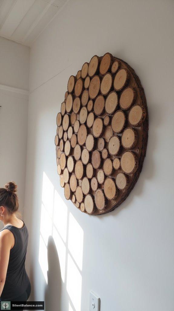 wood slice branch decor ideas
