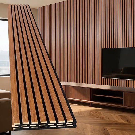 Yuzzy 4 Pack Wooden Acoustic Wall Panels