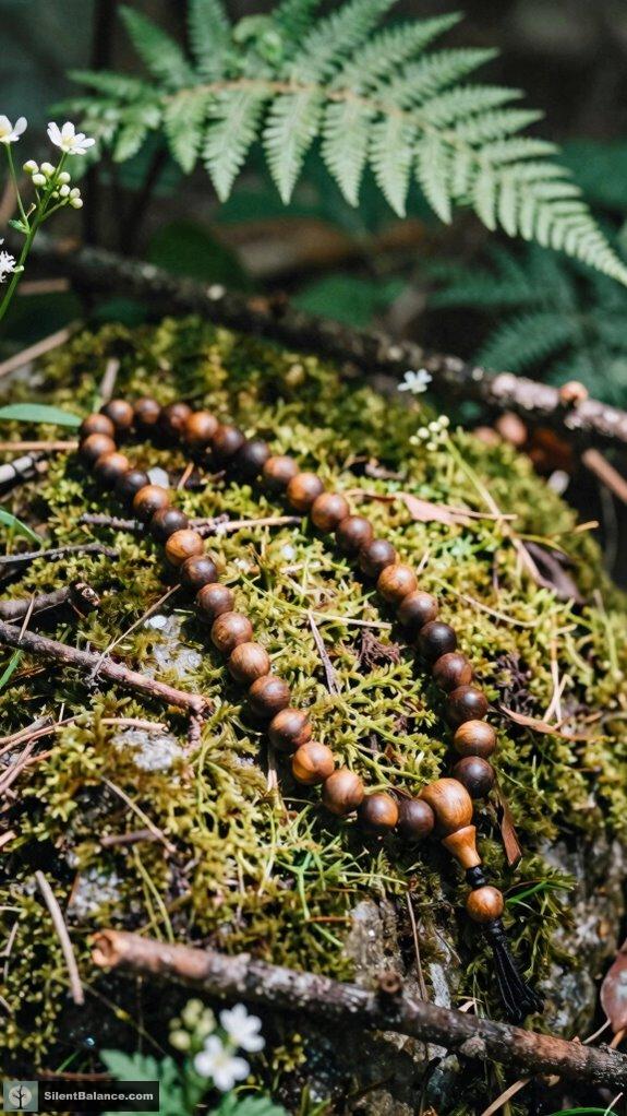 wooden beads promote mindful movement