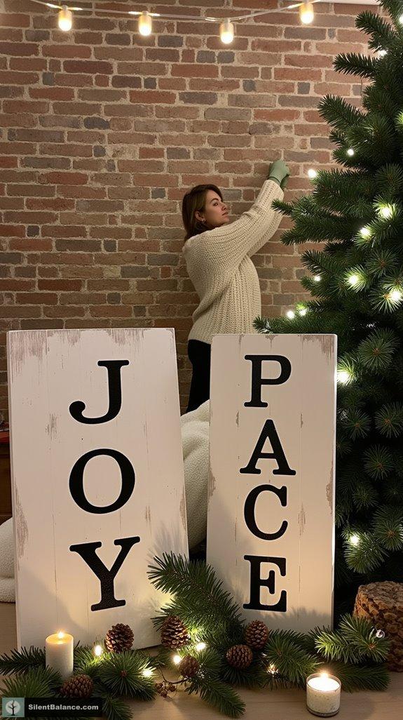 wooden signs embody hope
