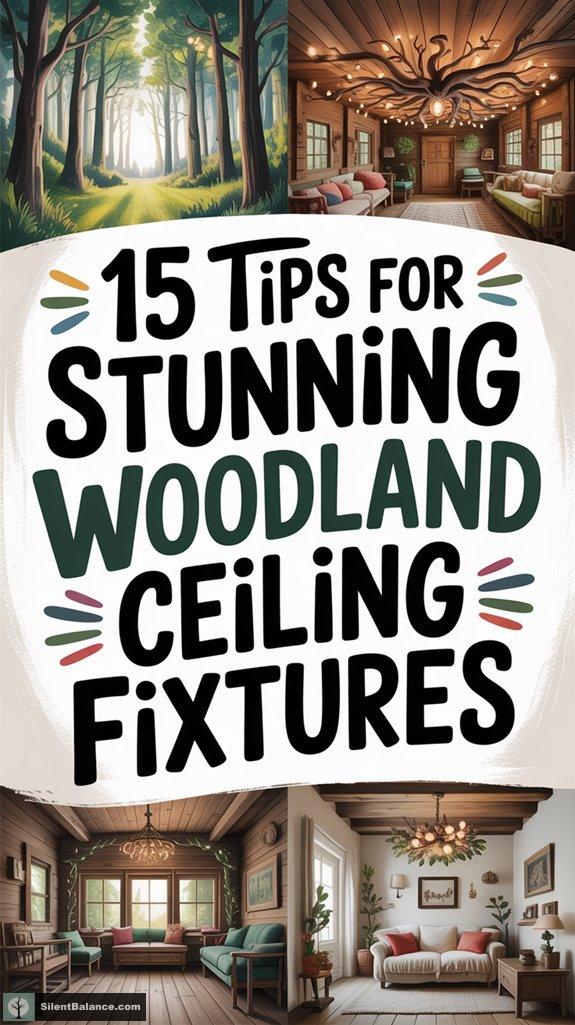 woodland ceiling fixture ideas