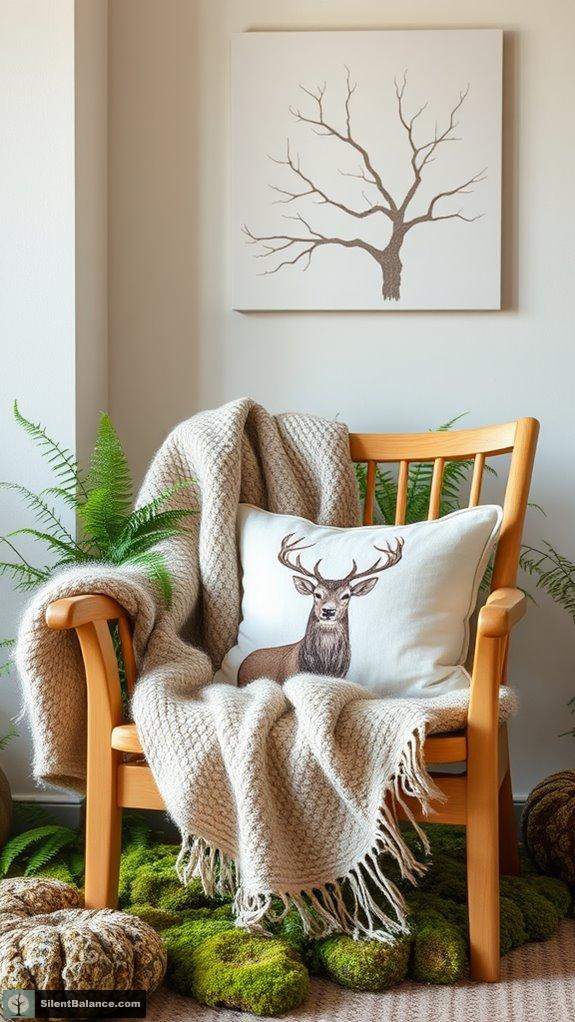 woodland inspired textile designs