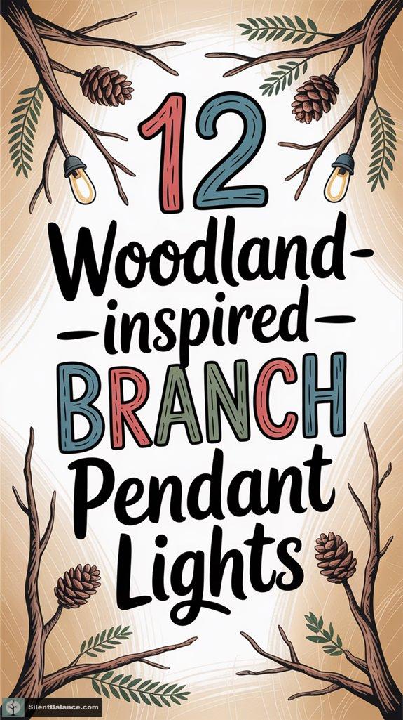 woodland themed pendant lighting fixtures