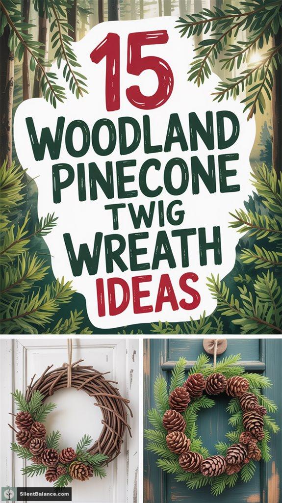 woodland themed wreath inspirations